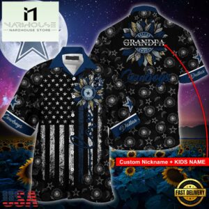 NFL Dallas Cowboys Sunflower For Mother Day Father Day Hawaiian Shirt