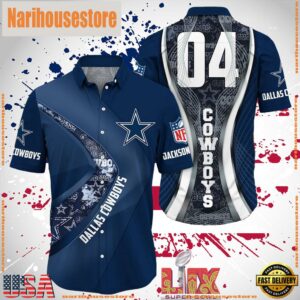 NFL Dallas Cowboys Super Bowl LIX Fans Custom Hawaiian Shirt