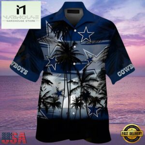 NFL Dallas Cowboys Tropical Coconut Hawaiian Shirt