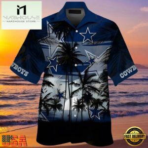 NFL Dallas Cowboys Tropical Coconut Hawaiian Shirt