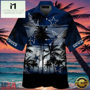 NFL Dallas Cowboys Tropical Coconut Hawaiian Shirt