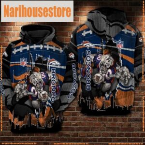 NFL Denver Broncos Football Limeted 3D Hoodie Shirt