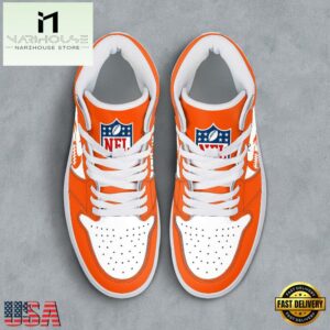 NFL Denver Broncos Grunge Style Custom Air Jordan 1 Shoes
