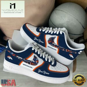 NFL Denver Broncos Logo Team Limited Edition New Design Custom Air Force 1 Shoes