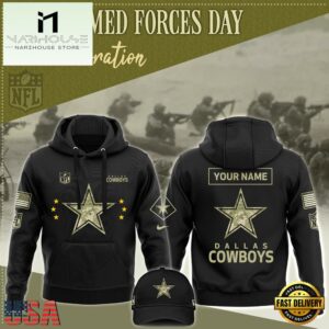 NFL Detroit Lions Armed Forces Day Commemoration Custom Hoodie