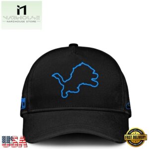 NFL Detroit Lions Back In Black Baseball Cap