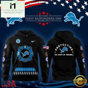 NFL Detroit Lions First Responders Day Hoodie
