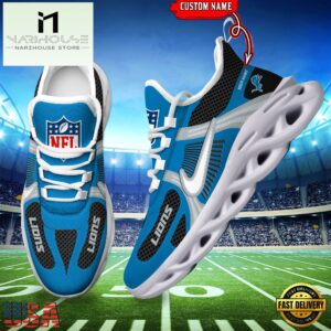 NFL Detroit Lions Logo Football Team New Season Max Soul Shoes