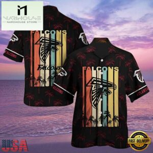 NFL Falcons Hawaiian Shirts Retro
