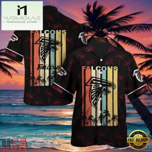 NFL Falcons Hawaiian Shirts Retro