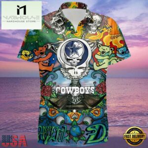 NFL Grateful Dead Dallas Cowboys Hawaiian Shirts