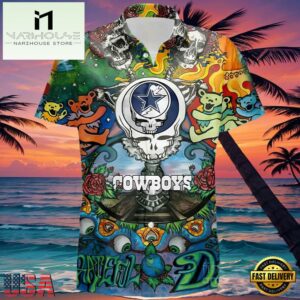 NFL Grateful Dead Dallas Cowboys Hawaiian Shirts