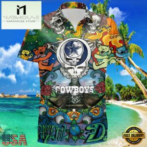 NFL Grateful Dead Dallas Cowboys Hawaiian Shirts