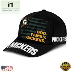 NFL Green Bay Packers American Flag Classic Cap