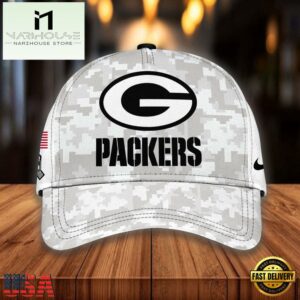 NFL Green Bay Packers Camo 2024 Salute to Service Baseball Cap