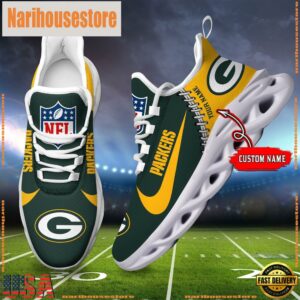 NFL Green Bay Packers Custom Name Max Soul Shoes Gift For Fans