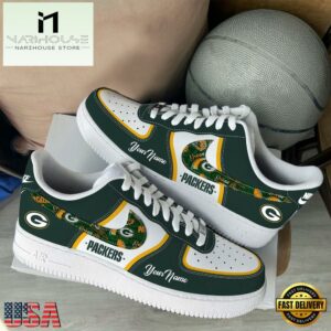 NFL Green Bay Packers Logo Team Limited Edition New Design Custom Air Force 1 Shoes