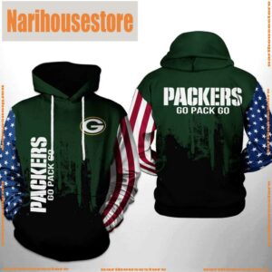 NFL Green Bay Packers Team US 3D Printed Hoodie Shirt