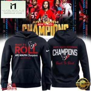 NFL Houston Texans AFC South Division Champions Back To Back Hoodie