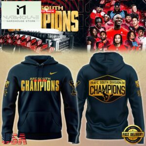 NFL Houston Texans AFC South Division Champions Navy Hoodie