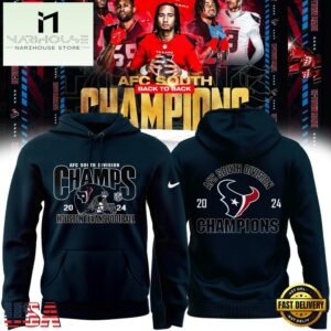 NFL Houston Texans Football AFC South Division Champions Hoodie