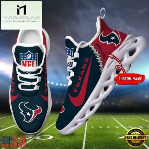NFL Houston Texans Football Team Design Max Soul Shoes, Football New Sneaker Shoes