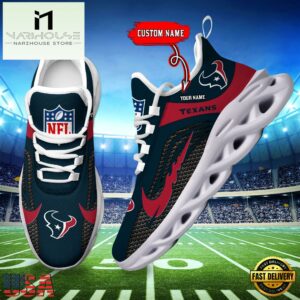 NFL Houston Texans Football Team New Design Max Soul Shoes Sneaker