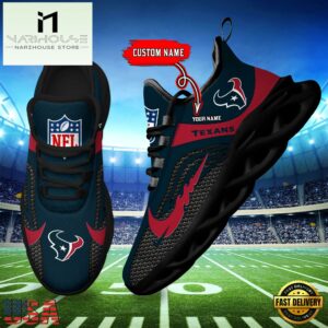 NFL Houston Texans Football Team New Design Max Soul Shoes Sneaker