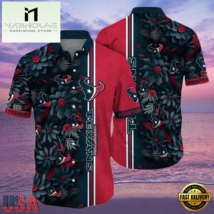 NFL Houston Texans Hawaiian Shirt Floral