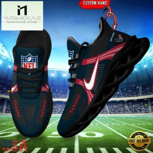 NFL Houston Texans Logo Football Team New Season Max Soul Shoes