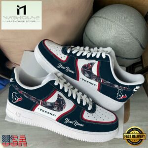 NFL Houston Texans Logo Team Limited Edition New Design Custom Air Force 1 Shoes