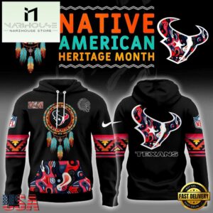 NFL Houston Texans Native American Heritage Month Hoodie