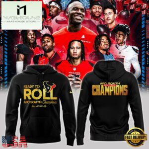 NFL Houston Texans Ready To Roll AFC South Champions Hoodie