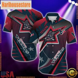 NFL Houston Texans Special Football Team Star Hawaiian Shirts