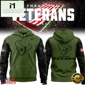 NFL Houston Texans Thank Veterans Hoodie