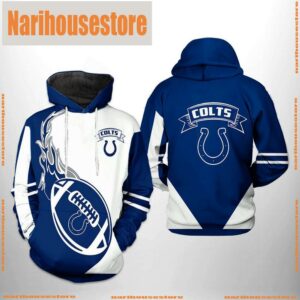 NFL Indianapolis Colts Classic 3D Printed Hoodie Shirt