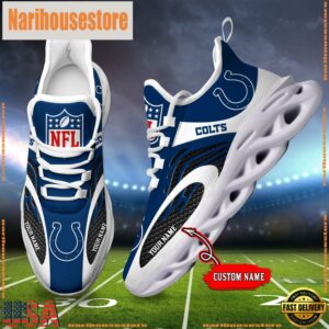 NFL Indianapolis Colts Custom Max Soul Shoes