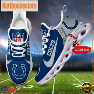 NFL Indianapolis Colts Custom Name Max Soul Shoes Gift For Fans