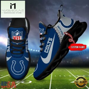 NFL Indianapolis Colts Football Team Design Max Soul Shoes, Football New Sneaker Shoes