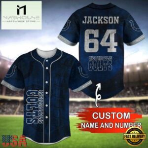 NFL Indianapolis Colts Personalized Baseball Jersey, Football Team Design Jersey Shirt
