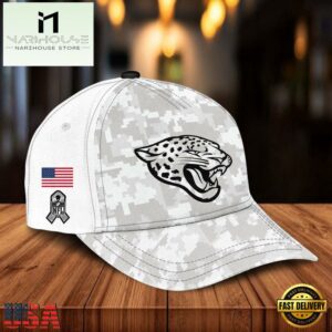 NFL Jacksonville Jaguars Camo 2024 Salute to Service Baseball Cap
