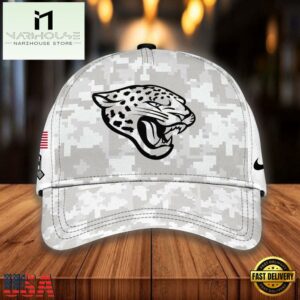 NFL Jacksonville Jaguars Camo 2024 Salute to Service Baseball Cap