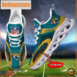 NFL Jacksonville Jaguars Custom Max Soul Shoes
