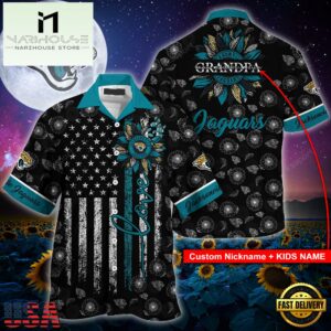 NFL Jacksonville Jaguars Sunflower For Mother Day Father Day Hawaiian Shirt