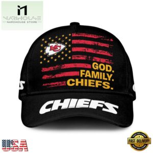 NFL Kansas City Chiefs American Flag Classic Cap
