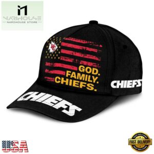 NFL Kansas City Chiefs American Flag Classic Cap