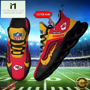 NFL Kansas City Chiefs Football Team New Design Max Soul Shoes Sneaker