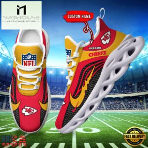 NFL Kansas City Chiefs Football Team New Design Max Soul Shoes Sneaker