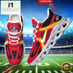 NFL Kansas City Chiefs Logo Football Team New Season Max Soul Shoes