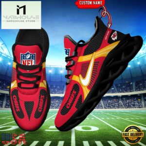 NFL Kansas City Chiefs Logo Football Team New Season Max Soul Shoes
